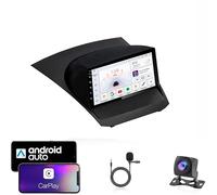 Autoradio Android 14 Doppio Din Touch Screen per Ford Fiesta 2009-2012 con Bluetooth, Navigazione GPS, WiFi, Radio FM, USB/SWC/Plug and Play, Supporto Carplay e Android Auto + Telecamera per la retr
