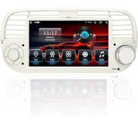 Autoradio Android 14 per Fiat 500C 2007-2015 7" Touchscreen IPS | Navigatore GPS | Wireless CarPlay Android Auto | Bluetooth 5.0 | DSP DAB+ WiFi USB OBD2 | Stereo 2 DIN con Canbus