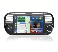 Autoradio Android 14 per Fiat 500C 2007-2015 7" Touchscreen IPS | Navigatore GPS | Wireless CarPlay Android Auto | Bluetooth 5.0 | DSP DAB+ WiFi USB OBD2 | Stereo 2 DIN con Canbus