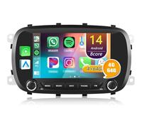 Autoradio Android 14 per FIAT 500X 2014-2020, 7 Pollici Touch Screen Car Radio con CarPlay Android Auto Navigazione GPS Bluetooth Controllo vocale RDS(8Core(2+32GB))