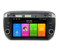 Autoradio Android 14 per Fiat Linea Punto EVO line 2012-2015, 7 Pollici Touch Screen Car Radio con CarPlay Android Auto Navigazione GPS Bluetooth Controllo vocale RDS(4Core(2+32GB))