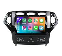 Autoradio Android 14 per Ford Mondeo MK4 2007-2014, 9 Pollici Touch Screen Car Radio con CarPlay Android Auto Navigazione GPS Bluetooth Controllo vocale RDS(F1,4Core(1+32GB))