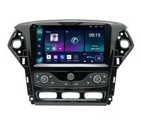 Autoradio Android 14 per Ford Mondeo MK4 2007-2014, 9 Pollici Touch Screen Car Radio con CarPlay Android Auto Navigazione GPS Bluetooth Controllo vocale RDS(F2,8Core(8+128GB))