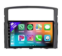 Autoradio Android 14 per Mitsubishi Pajero 4 V80 V90 2006-2014, 9 Pollici Touch Screen Car Radio con CarPlay Android Auto Navigazione GPS Bluetooth Controllo vocale RDS(8Core(4+64GB))
