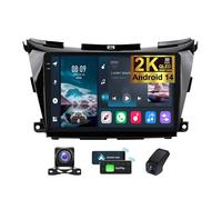 Autoradio Android 14 per Nissan Murano 3 Z52 2014-2020 con Carplay e Android Auto, schermo touch da 9,5 pollici 2K 2000*1200, stereo, GPS, 4G, WiFi con Bluetooth/DSP/FM, RDS/SWC + DVR per la