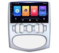 Autoradio Android 14 per Renault Logan Sandero 1.6 2008-2012, 9 Pollici Touch Screen Car Radio con CarPlay Android Auto Navigazione GPS Bluetooth Controllo vocale RDS(8Core(6+128GB))