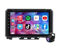 Autoradio Android 14 per Su-zuki Jimny 2019-2024 Navigatore GPS satellitare, stereo per auto touch screen da 9 pollici, telefono Carplay e Android Auto/Wi-Fi/Bluetooth/1080P AHD Telecamer(Size:M100CP)