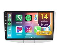Autoradio Android 14 per Volkswagen Passat 7 B7 NMS 2010-2015, 10 Pollici Touch Screen Car Radio con CarPlay Android Auto Navigazione GPS Bluetooth Controllo vocale RDS(8Core(6+128GB))