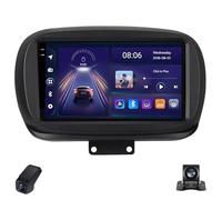 Autoradio Android 14 Touchscreen 2K per Fiat 500X 2014-2020 Automotive Radio Double Din/Wireless CarPlay/Android Auto/4GLTE/WiFi/GPS/Bluetooth 5.0/FM/AM/RDS/DSP/SWC/ADAS DVR(C30Plus)