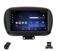 Autoradio Android 14 Touchscreen 2K per Fiat 500X 2014-2020 Automotive Radio Double Din/Wireless CarPlay/Android Auto/4GLTE/WiFi/GPS/Bluetooth 5.0/FM/AM/RDS/DSP/SWC/ADAS DVR(C20Pro)
