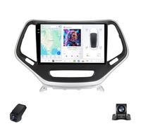 Autoradio Android 14 Touchscreen 2K per Jeep Cherokee 5 KL 2014-2018 Automotive Radio Double Din/Wireless CarPlay/Android Auto/4GLTE/5G WiFi/GPS/BT 5.0/FM/AM/RDS/DSP/ADAS DVR(C20Plus)