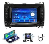 Autoradio Android 15 Compatibile Con Benz A Class B V W906 con Wireless CarPlay e Auto | Navigatore GPS Touchscreen, 4G LTE/WiFi, Bluetooth, Telecamera Retrovisione 1080P | Installazione Plug & Play