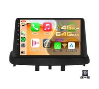 Autoradio Android 15 con GPS per Re-nault Megane 3 2008-2014 | Schermo Touchscreen da 9 Pollici Supporto CarPlay Wireless Android Auto WIFI 5G Bluetooth FM DSP SWC Telecamera Posteriore