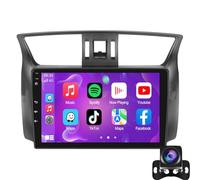 Autoradio Android 15 Con Touchscreen Da 10,1 Pollici Per Nis-san Sylphy 2012 2013 2014 2015 Navigazione GPS WiFi Wireless Android Auto CarPlay Bluetooth WiFi 4G RDS FM Comandi Al Volante (Color:M200S)
