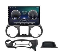 Autoradio Android 15 da 9" ad alta definizione con touch screen, GPS, Bluetooth per Jeep Wrangler 3JK 2010-2018, 8 core, 4G WiFi, 64 GB, Connect & Play