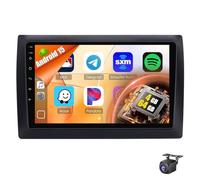 Autoradio Android 15 Da 9'' Per Fi-at Stilo 2010 Con Schermo Touch HD Ricevitore Radio Con Carplay Wireless Android Auto Navigazione GPS Bluetooth Wi-Fi SWC FM Telecamera Di Retroma(Size:8Core 6+128G)