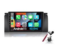 Autoradio Android 15 per B-MW 5 E39 E53 M5 X5 (1996-2007) Schermo touch da 9 pollici 2K 2000*1200 Unità principale Android Lettore multimediale con Carplay GPS Navi BT 5G WiFi DSP SWC,K5 pro plus