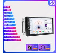 AutoRadio Android 2 Din per AutoRadio multimediale Stereo universale lettore Video Carplay USB DSP navigazione GPS schermo per auto da 7 pollici