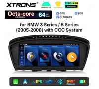 AUTORADIO ANDROID 4/64GB BMW SERIE 3 5 E90 E60 NAVIGATORE CARPLAY CCC SYSTEM