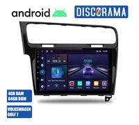 AUTORADIO ANDROID 4/64GB VOLKSWAGEN GOLF 7 2013-2017 STEREO AUTO WIFI NAVIGATORE