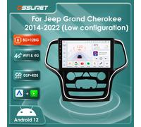 Autoradio Android 4G 8Core per Jeep Grand Cherokee WK2 2014-2022 lettore multimediale DSP Carplay 7862 Autoradio 10.1 "Unità principale SWC