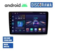 AUTORADIO ANDROID 6/128GB DACIA DUSTER 2015-2020 STEREO AUTO TOUCH 9" WIFI NAVI