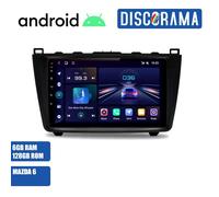 AUTORADIO ANDROID 6/128GB MAZDA 6 2007-2012 STEREO AUTO TOUCH 9" WIFI NAVIGATORE