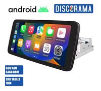 AUTORADIO ANDROID 6/64GB 10.25" POLLICI STEREO AUTO 1 DIN UNIVERSALE WIFI TAB