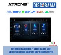 AUTORADIO ANDROID 7" STEREO AUTO WIFI 2GB 32GB 4CORE CARPLAY DSP XTRONS TN711L