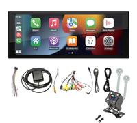 Autoradio Android 8.1 compatibile con Apple Carplayer e Android Auto, 1 Din 6.9" Auto stereo con Bluetooth GPS WIFI Sat Navi FM Collegamento specchio per telefono cellulare USB Telecamera posteriore