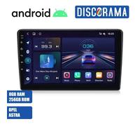 AUTORADIO ANDROID 8/256GB OPEL ASTRA 2004-2014 STEREO AUTO TOUCH 9" WIFI NAVI