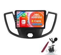 Autoradio Android 9" 2K Touchscreen per F-ORD Transit 2015-2019, 8-Core, 6 GB di RAM, 128 GB di ROM, Carplay wireless, Bluetooth, FM/RDS, GPS, WiFi, SWC, fotocamera, K2 Pro