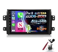 [Autoradio Android 9" per Suzuki SX4 2006-2013] Qualcomm 8-Core, 64 GB, touchscreen IPS, CarPlay, DSP, GPS, WiFi, Bluetooth, SWC, telecamera per la retromarcia - Esperienza audio migliorata