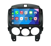 Autoradio Android 9 Pollici per Mazda 2 2008-2014 con CarPlay e GPS 2+32G | Android Auto Schermo touch capacitivo con Bluetooth WiFi lettore USB e navigazione GPS comandi al volante