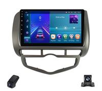 Autoradio Android CarPlay Double Din 2K per Honda City 2002-2007 Lettore Multimediale per Auto/SWC/Bluetooth5.0/FM/AM/RDS/DSP/5G Wifi/4GLTE/GPS Navigatore per Car Radio/ADAS DVR(C10Pro)
