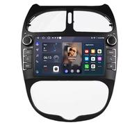 Autoradio Android con schermo touch da 7 pollici, navigatore GPS Per Peugeot 206CC 2000-2008 Accessori auto Plug and Play con Bluetooth e navigatore(8 Core Wifi+4G 4G+64G)