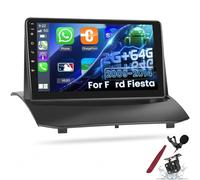 "Autoradio Android da 9'' per Ford Fiesta 2009-2014, CarPlay e Android Auto, navigazione GPS, Bluetooth, WiFi, DSP, SWC, FM/RDS, compatibile con telecamera posteriore - K4 Pro"