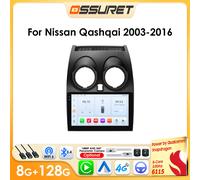 Hizpo 8G + 128 AI Voice Car Radio Android Auto Multimedia per Nissan Qashqai J10 2006 2007 2008-2013 P2-CP 4Core 2G 32G AHDC6