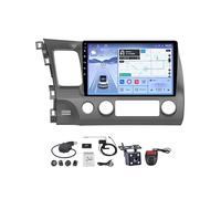 Autoradio Android doppio DIN da 9 pollici per Honda Civic 2006-2011, autoradio Bluetooth, radio compatibile con cellulare, Mirror Link, comandi al volante, FM/AM/RDS, telecamera di retromarcia HM607,