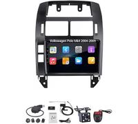Autoradio Android Double Din con touchscreen da 9 pollici Per Volkswagen Polo Mk4 2004-2009 con Bluetooth navigazione e backup(T5 8-Core 4G+WIFI 4+64G)