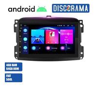 AUTORADIO ANDROID FIAT 500L 4/64GB 2012-2017 STEREO AUTO TOUCH 7 POLLICI CARPLAY