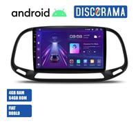 AUTORADIO ANDROID FIAT DOBLO 4/64GB 2015-2019 STEREO AUTO TOUCH 9" WIFI NAVI