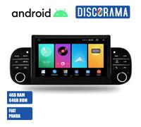 AUTORADIO ANDROID FIAT PANDA 4/64GB 2013-2020 STEREO AUTO TOUCH 6.2" WIFI NAVI