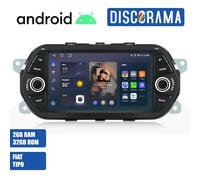 AUTORADIO ANDROID FIAT TIPO 2015-2017 STEREO AUTO TOUCH 7" WIFI NAVIGATORE