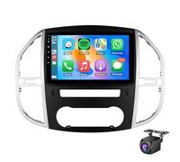 Autoradio Android HYMLMY per Vito 3 W447 2014-2020 con Carplay wireless,Android Auto,autoradio con schermo touch da 10 pollici con navigazione GPS,Bluetooth,WiFi,Mirror Link,FM/RDS,telecamera posterio