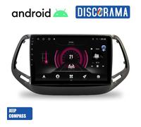 AUTORADIO ANDROID JEEP COMPASS 2016-2020 STEREO AUTO TOUCH 10" WIFI NAVIGATORE