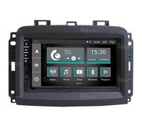 Autoradio Android JF-007-X7C-FL compatibile con FIAT 500L Dal 2017 | CarPlay e Android Auto | GPS | DAB+ |7 pollici HD | Prodotto in Italia