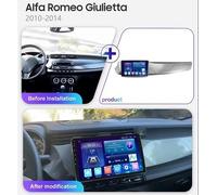 AUTORADIO ANDROID PER ALFA ROMEO GIULIETTA 9" 2010 AL 2014 KIT 2gb 32GB BT