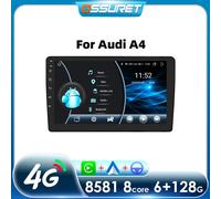 Hizpo AI Radio Vocale Per Audi A4 2000-2009 S4 B6 B7 RS4 Seat Exeo RS4 Auto Multimedia GPS 2din Wireless CarPlay Android Auto 7862