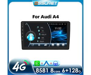 Autoradio Android per Audi A4 B8 B6 S4 RS4 2000 -2009 Carplay AI Voice Stereo Car Multimedia Player GPS RDS 9 pollici 2DIN headunit